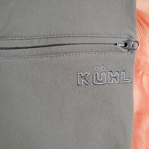 LOT OF 2 Kuhl Pants Transcendr Men's 42x30 Gray & Green Softshell Hiking - Picture 13 of 16